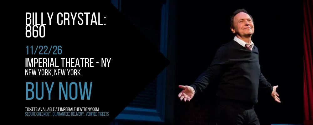 Billy Crystal at Imperial Theatre - NY