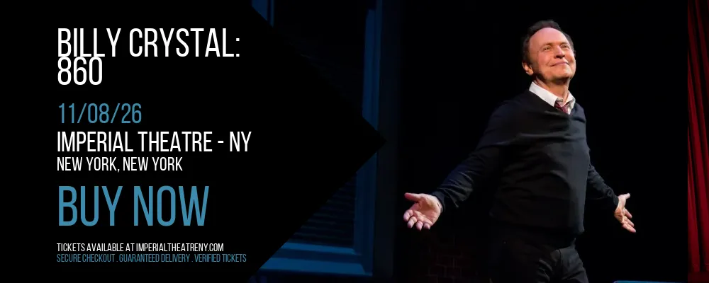 Billy Crystal at Imperial Theatre - NY